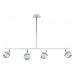 Colgante Beethoven Blanco/plata 4xgu10