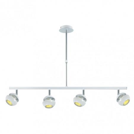 Colgante Beethoven Blanco/plata 4xgu10