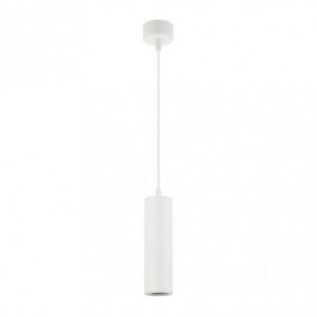Colgante Drach 1xgu10 Blanco Regx6x6 cm