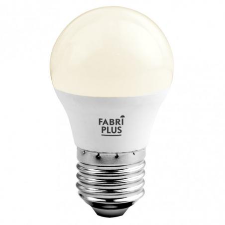 Bombilla Esferica 7w 4000k Fabriplus E27 630lm  8,4x4,4x4,4 Cm