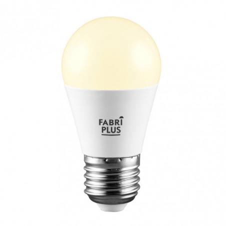 Bombilla Esferica 9w 3000k Fabriplus E27 810lm  8,7x4,5x4,5 Cm