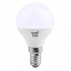 Bombilla Esferica 7w 6000k Fabriplus E14 630lm  8,2x4,2x4,2 Cm