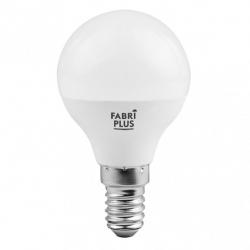 Bombilla Esferica 7w 6000k Fabriplus E14 630lm  8,2x4,2x4,2 Cm