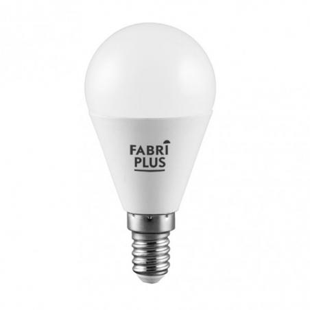 Bombilla Esferica 9w 4000k Fabriplus E14 810lm  8,8x4,5x4,5 Cm