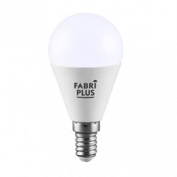 Bombilla Esferica 9w 6000k Fabriplus E14 810lm  8,8x4,5x4,5 Cm