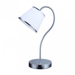 Sobremesa Lantanas 1xe27 Cromo Pantalla Blanca 40x15,5x26 Cm