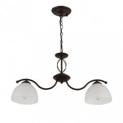Lampara Bonete 2xe27 Marron Regx54x15 Cm