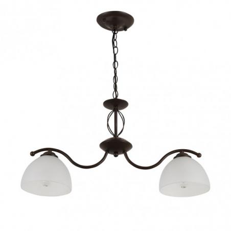 Lampara Bonete 2xe27 Marron Regx54x15 Cm