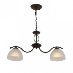 Lampara Bonete 2xe27 Marron Regx54x15 Cm