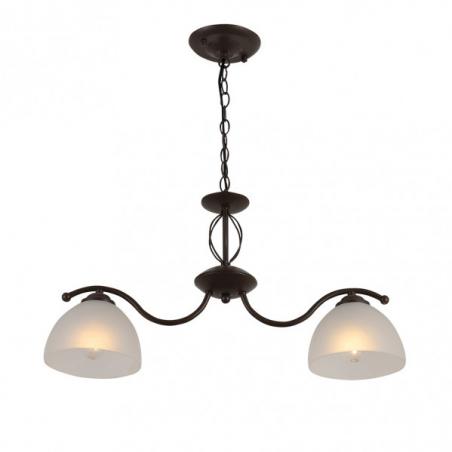 Lampara Bonete 2xe27 Marron Regx54x15 Cm