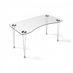 Escritorio Aris Cristal Templado 120x75