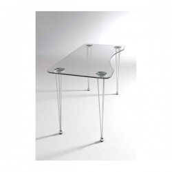 Escritorio Aris Cristal Templado 120x75