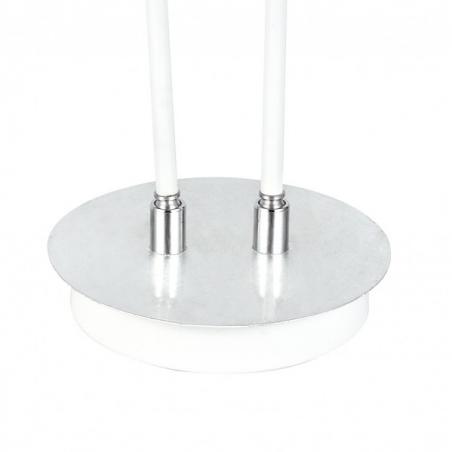 Pie Salon Ciudad Del Cabo 2l 12w 4000k Blanc/plata150x30x25 Cm 1080 Lm Dirigible Y Orientable