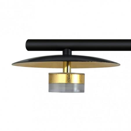 Lampara Ciudad Del Cabo 4l 24w 4000k  Negro/oro Regx85x15 Cm 1920 Lm