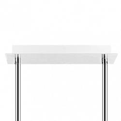 Lampara Ciudad Del Cabo 4l 24w 4000k  Blanco/plata Regx85x15 Cm 1920 Lm