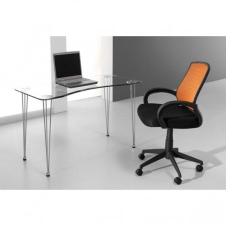 Escritorio Aris Cristal Templado 120x75