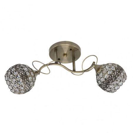 Lampara Lalibela 2xe14 Cuero 22x51x14,5 Cm