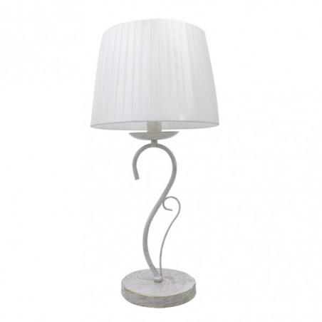 Sobremesa Amsterdam 1xe14 Blanco/oro 50x25x25 Cm