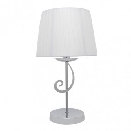 Sobremesa Luxor 1xe14 Cromo Pant. Blanca 45x25x25 Cm