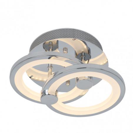Plafon Sydney 32w 3000-4000-6500k Cromo 14x30x20 Cm 4160 Lm Regulable,memoria Y C.remoto