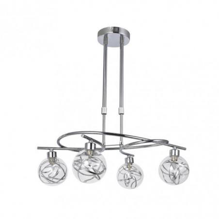 Lampara Varanasi 4xg9 Cromo Regx50x32 Cm