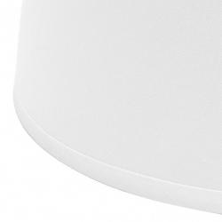 Pantalla Clara Pinza Blanca 10dx8dx8h Conica Abierta