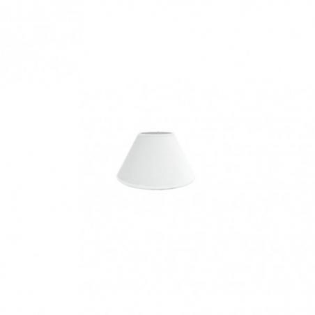 Pantalla Clara Pinza Blanca 14dx8dx9,5h Conica Cerrada