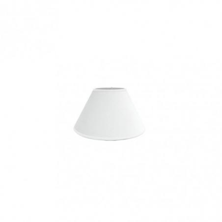 Pantalla Clara E27 Blanca 18dx10dx12h Conica Cerrada