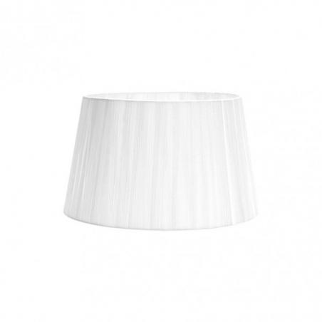 Pantalla Laura E27 Blanca 35dx25dx20h Conica Abierta