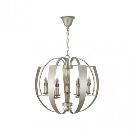 Colgante Capuchina 5xe14 Champagne Regx53x53 Cm