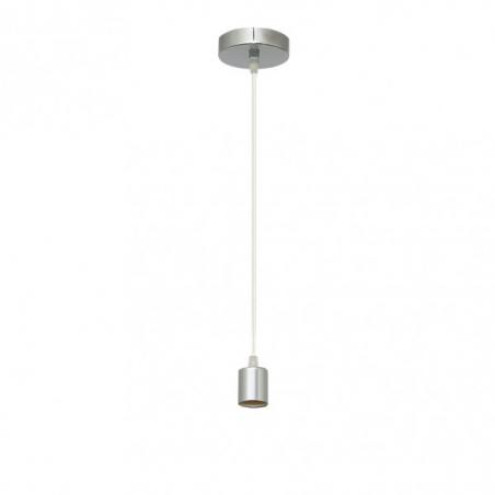 Arm.colgante Cara 1xe27 Niquel Regx10x10 Cm