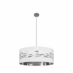 Colgante Niebla 1xe27 Cromo/blanco-plata Regx50x50 Cm