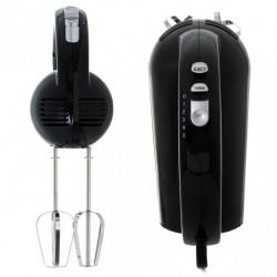 Batidora De Mano 800w Negra 5 Velocidades Botones Turbo Y Expulsion Acero Inox.