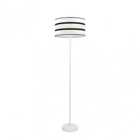 Pie Salon Karla 1xe27 Blanco/beis 149x40x40 Cm