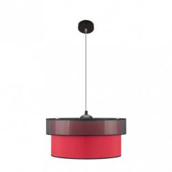 Colgante Felix Negro/rojo 1xe27 Regx50x50 Cm