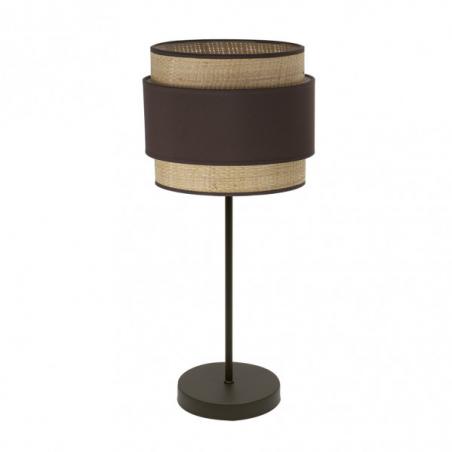 Sobremesa Alto Kandy 1xe27 Natural/marron 67x30x30 Cm