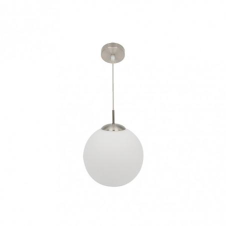 Colgante Astro 1xe27 Blanco/niquel Regx25x25 Cm