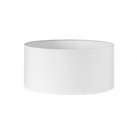 Pantalla Cilindrica Dori E27 Blanca 45Dx45dx22h Cm Tejido Popelin