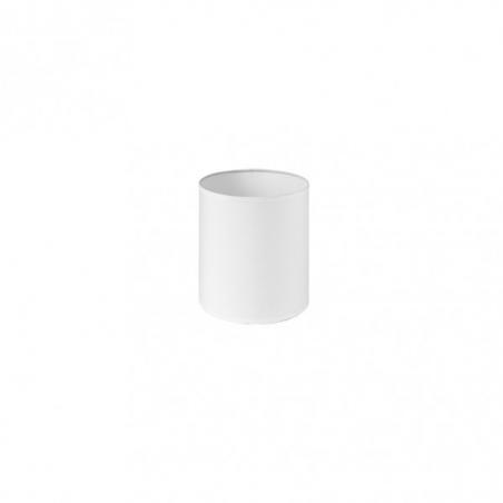 Pantalla Cilindrica Dori E27 Blanca 15Dx15dx18h Cm Tejido Popelin