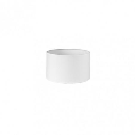 Pantalla Cilindrica Dori E27 Blanca 22Dx22dx15h Cm Tejido Popelin