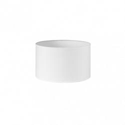 Pantalla Cilindrica Dori E27 Blanca 30Dx30dx20h Cm  Tejido Popelin