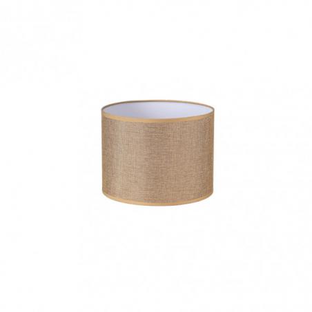 Pantalla Cilindrica Jin E27 Marron 25Dx25dx20h Cm Tejido Saco-yute