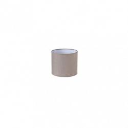 Pantalla Cilindrica Happy Pinza Lino Gris 14dx14dx13h