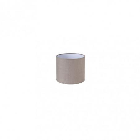 Pantalla Cilindrica Happy Pinza Lino Gris 14dx14dx13h