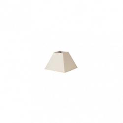 Pantalla Piramide Mezzo E27 Beis 15dx8dx11h  Tejido Popelin