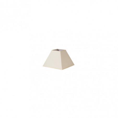Pantalla Piramide Mezzo E27 Beis 15dx8dx11h  Tejido Popelin