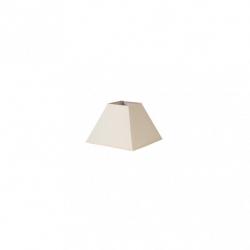 Pantalla Piramide Mezzo E27 Beis 17dx8dx13h  Tejido Popelin