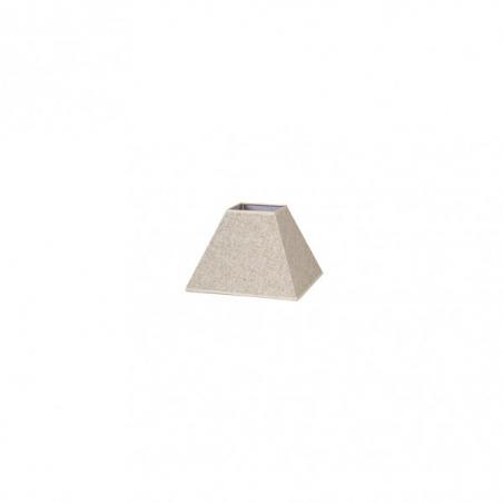 Pantalla Piramide Tenorio E27 Lino Beis 15dx8dx11h