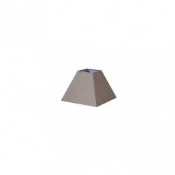 Pantalla Piramide Tenorio E27 Lino Gris 17dx8dx13h