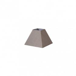 Pantalla Piramide Tenorio E27 Lino Gris 20dx10dx15h